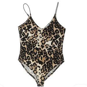 Gaze Leopard Print Bodysuit
